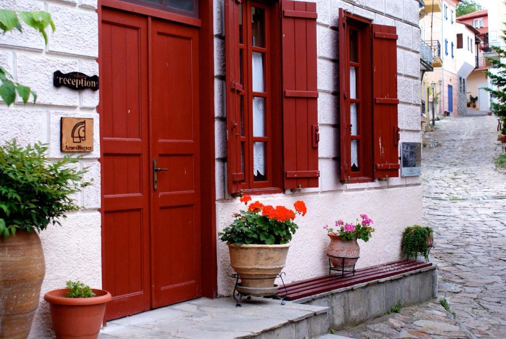 House Mitsiou Traditional Inn Arnaía Exterior foto